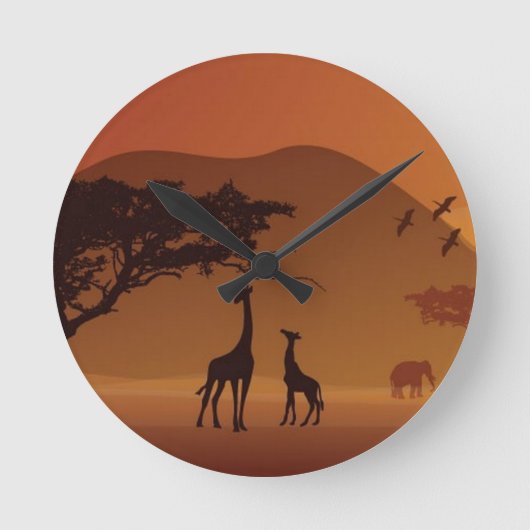 Safari park ronde klok (Voorkant)
