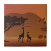 Safari park tegeltje (Voorkant)