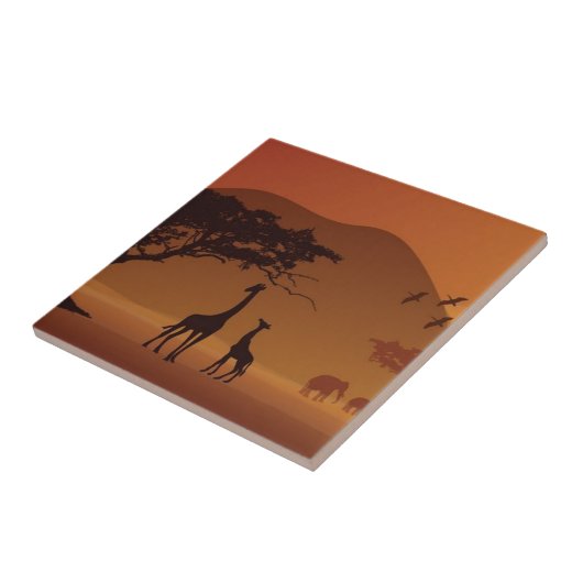 Safari park tegeltje (Zijkant)