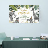 Safari Party Animal Birthday Banner (Beurs)