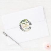 Safari Party Animal Dank je Sticker (Envelop)