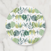 Safari Party Animal Oerwoud Birthday Bedankjes Labels (Achterkant)