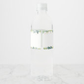 Safari Party Animal Oerwoud Birthday Waterfles Etiket (Achterkant)