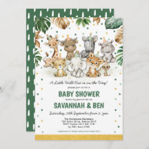 Safari Party Animals Tropical Oerwoud Baby shower