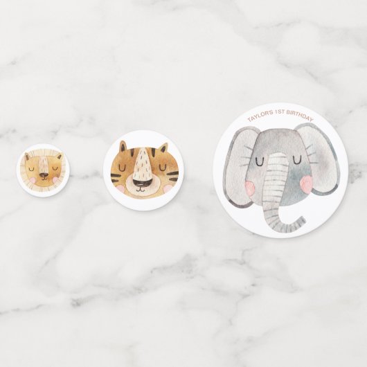 SAFARI Party Confetti (Voorkanten)