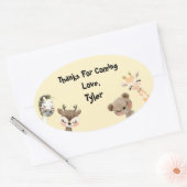 Safari Party Dank u Sticker (Envelop)