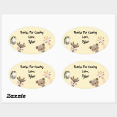 Safari Party Dank u Sticker (Vel)