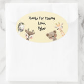 Safari Party Dank u Sticker (Tas)