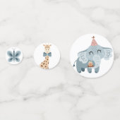 Safari Party Dier collectie 1, tafel Confetti (Voorkanten)