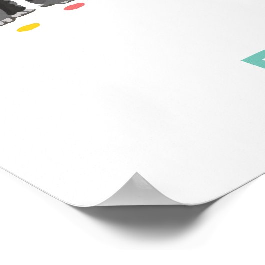 Safari Party Dieren Zoo Verjaardag Welkom Poster (Hoek)