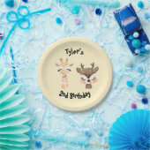 Safari Party gepersonaliseerde Borden Papieren Bordje (Feest)