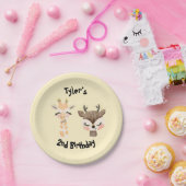 Safari Party gepersonaliseerde Borden Papieren Bordje (Feest)