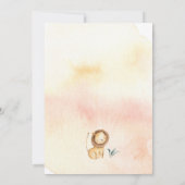 Safari party Invitation, Zoo jarig Kaart (Achterkant)