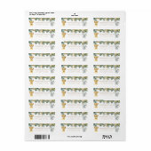 Safari Party Return Address Label (Full Sheet)