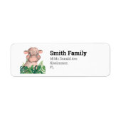 Safari Party Return Address Label (Voorkant)