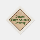 Safari Party Servetten Gevaar (Hoek)
