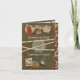 Safari Paspoort Uitnodiging