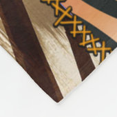Safari patchwork Fleece Blanket, groot Deken (Hoek)