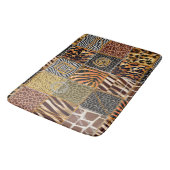 Safari patchwork Large Bath Mat (Gekanteld)