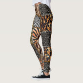 Safari patchwork-Leggings Leggings (Links)