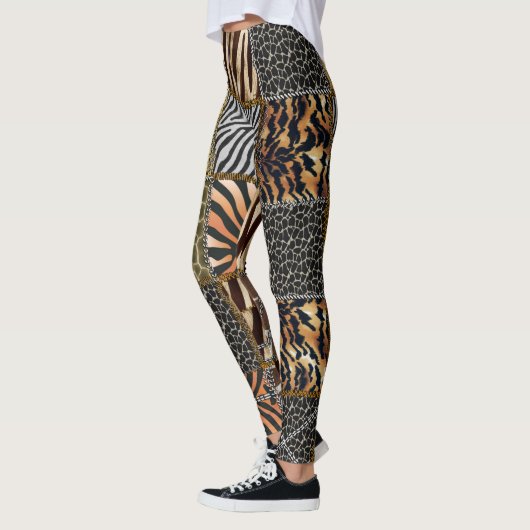 Safari patchwork-Leggings Leggings (Links)