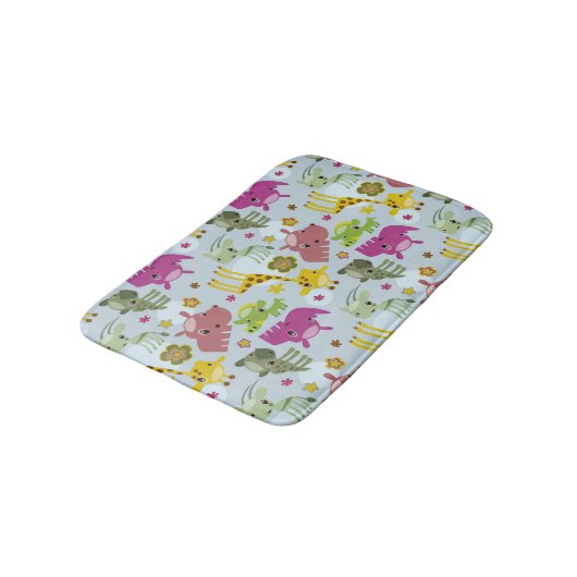 safari-patroon badmat (Gekanteld)