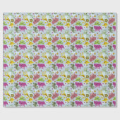 safari-patroon cadeaupapier (Vlak)