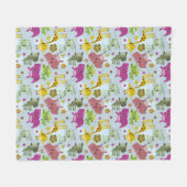 safari-patroon fleece deken (Voorkant (Horizontaal))