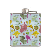 safari-patroon heupfles (Achterkant)