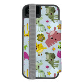 safari-patroon incipio iPhone portemonnee hoesje (Agenda Achterkant)