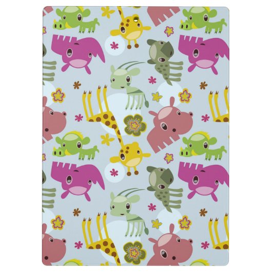 safari-patroon klembord (Achterkant)