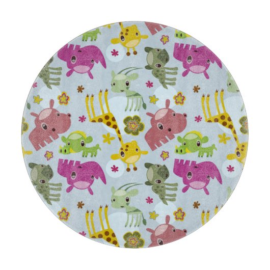 safari-patroon snijplank (Voorkant)