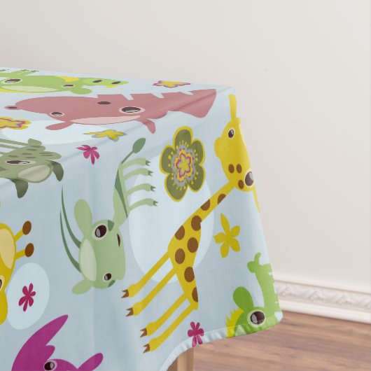 safari-patroon tafelkleed (Voorbeeld)