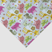 safari-patroon tissuepapier (Detail)