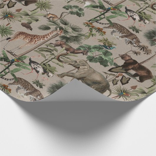 Safari Pattern Cadeaupapier (Hoek)