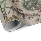 Safari Pattern Cadeaupapier (Rol Hoek)