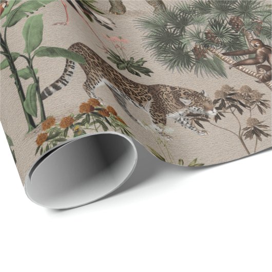 Safari Pattern Cadeaupapier (Rol Hoek)