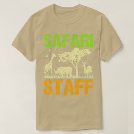 Safari Personeel Afrikaanse Safari Dieren zoo Sava T-shirt (Design voorkant)