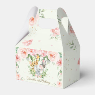 Safari Pink Floral van Chic Oerwoud  Bedankdoosjes