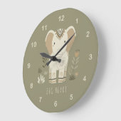 Safari Portrait Elephant ID1264 Grote Klok (Hoek)