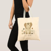 Safari Portrait Elephant ID1264 Tote Bag (Voorkant (product))