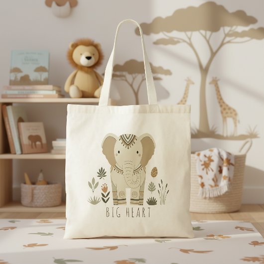 Safari Portrait Elephant ID1264 Tote Bag