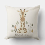 Safari Portrait Giraffe Ivory ID1264 Kussen (Voorkant)