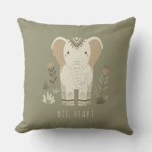 Safari Portraits Elephant ID1264 Kussen (Voorkant)