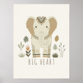 Safari Portraits Elephant Ivory ID1264 Poster (Voorkant)