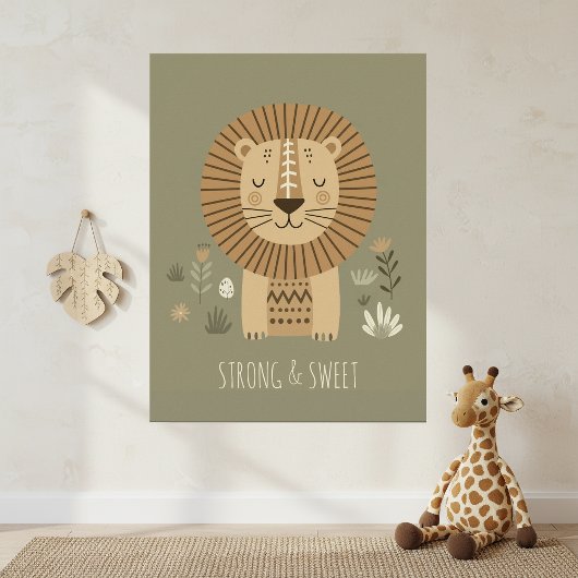 Safari Portraits Lion ID1264 Poster