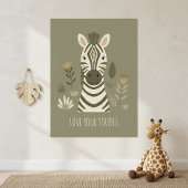 Safari Portraits Zebra ID1264 Poster