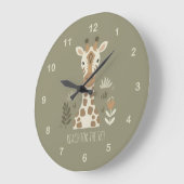 Safari Portret Giraffe ID1264 Grote Klok (Hoek)