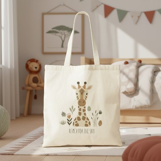Safari Portret Giraffe ID1264 Tote Bag