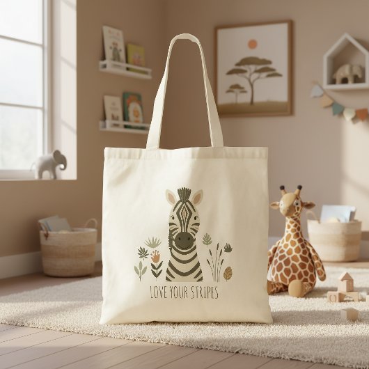 Safari Portret Zebra ID1264 Tote Bag